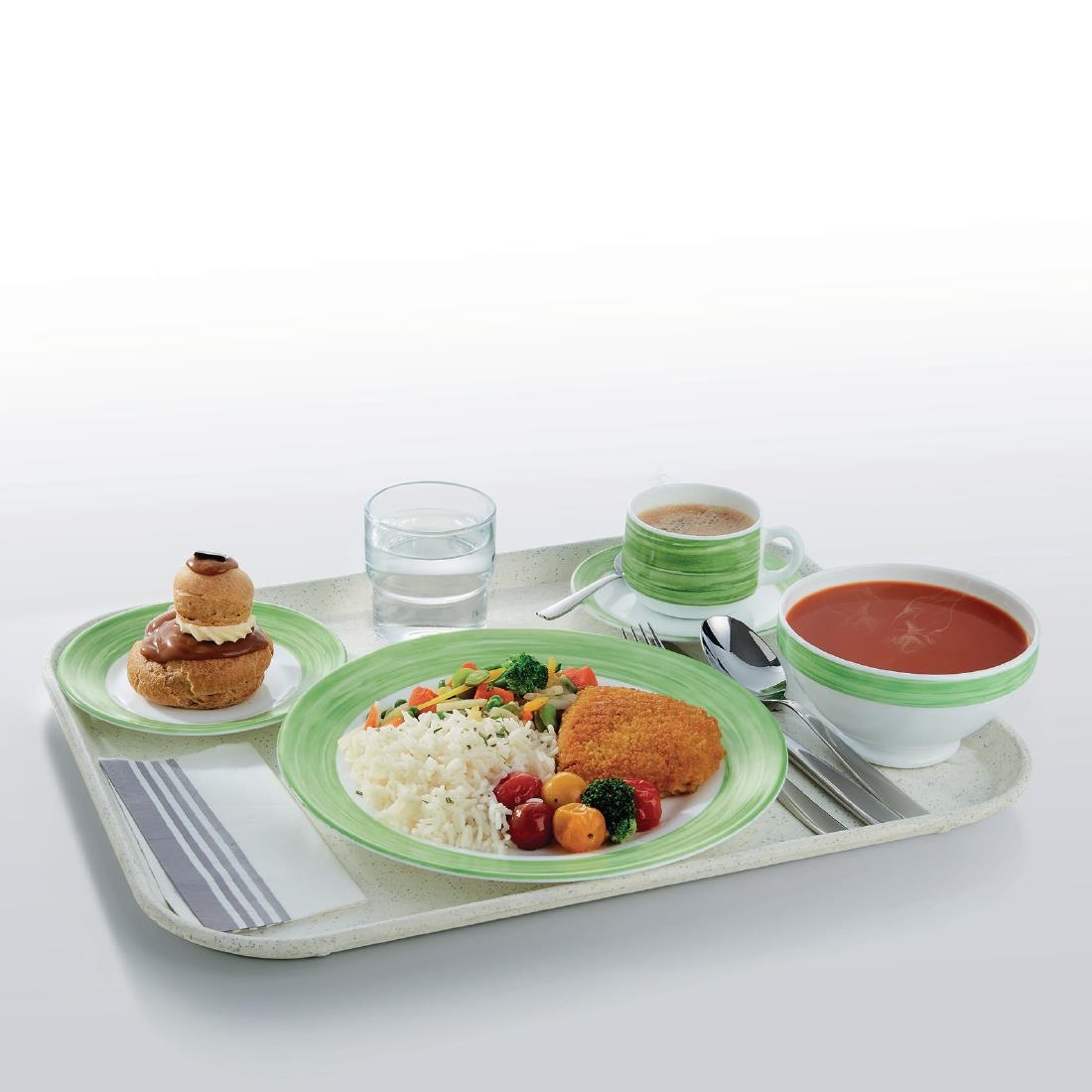 Arcoroc Brush Cups Green 190ml 48 Pack (JK558)