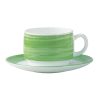 Arcoroc Brush Saucers Green 140mm 48 Pack (JK564)