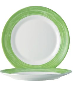 Arcoroc Brush Side Plates Green 155mm 24 Pack (JK565)