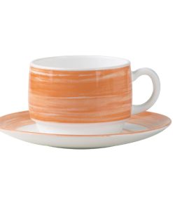 Arcoroc Brush Cups Orange 190ml 48 Pack (JK568)