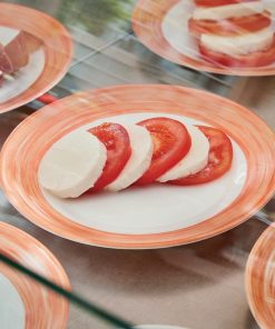 Arcoroc Brush Dessert Plates Orange 195mm 24 Pack (JK569)