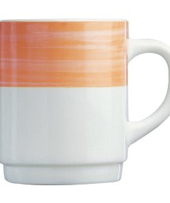 Arcoroc Brush Mugs Orange 250ml 36 Pack (JK570)