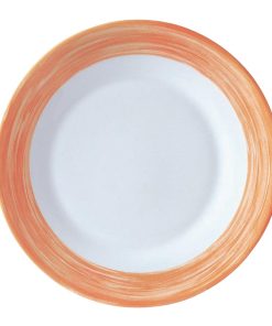 Arcoroc Brush Plates Orange 235mm 24 Pack (JK571)