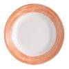 Arcoroc Brush Soup Plates Orange 225mm 12 Pack (JK575)