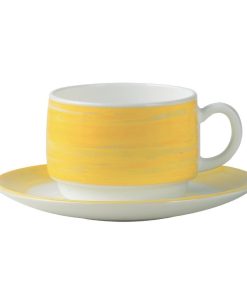 Arcoroc Brush Cups Yellow 190ml 48 Pack (JK576)