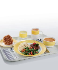 Arcoroc Brush Dinner Plates Yellow 252mm 12 Pack (JK577)