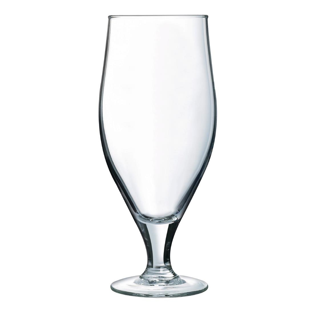 Arcoroc Cervoise Stem Beer Glasses 320ml LUKCA-NI 1-2pt 24 Pack (JK583)