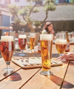 Arcoroc Cervoise Stem Beer Glasses 320ml LUKCA-NI 1-2pt 24 Pack (JK583)