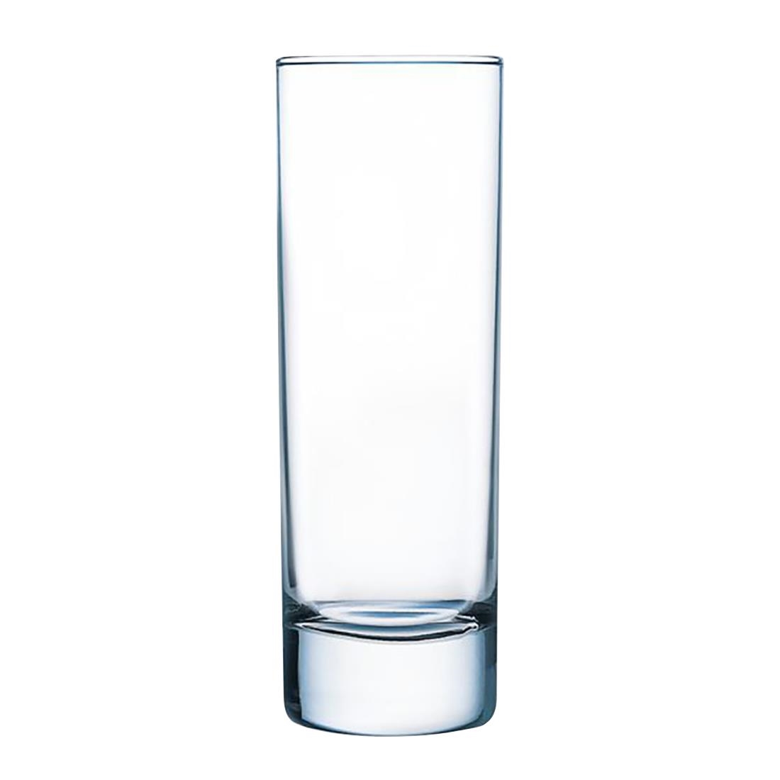 Arcoroc Islande Tubo Hi Ball Glasses 220ml 24 Pack (JK585)