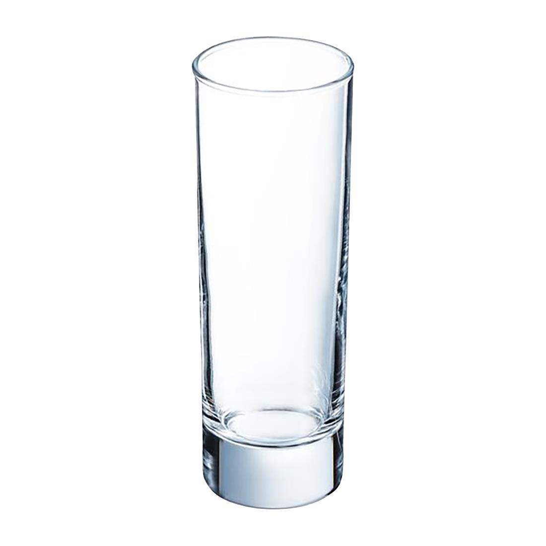 Arcoroc Islande Tubo Hi Ball Glasses 220ml 24 Pack (JK585)