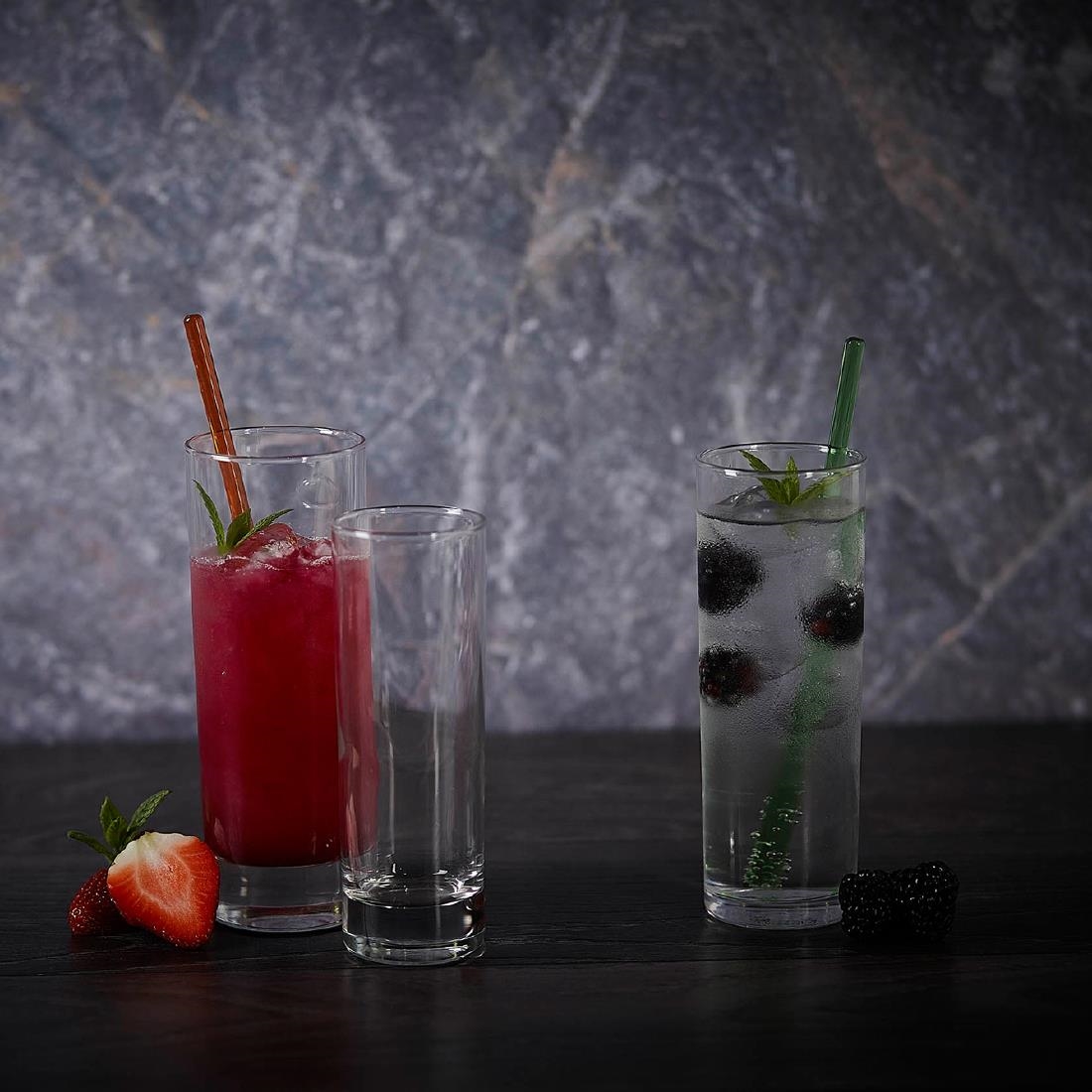 Arcoroc Islande Hi Ball Tubo Glasses 310ml LUKCA-NI 1-2pt 24 Pack (JK586)