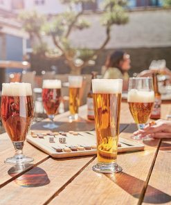 Arcoroc Linz Pilsner Glasses 390ml LUKCA-NI 1-2pt 24 Pack (JK589)