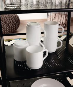 Luminarc Bock Stackable Mugs White 290ml 36 Pack (JK592)