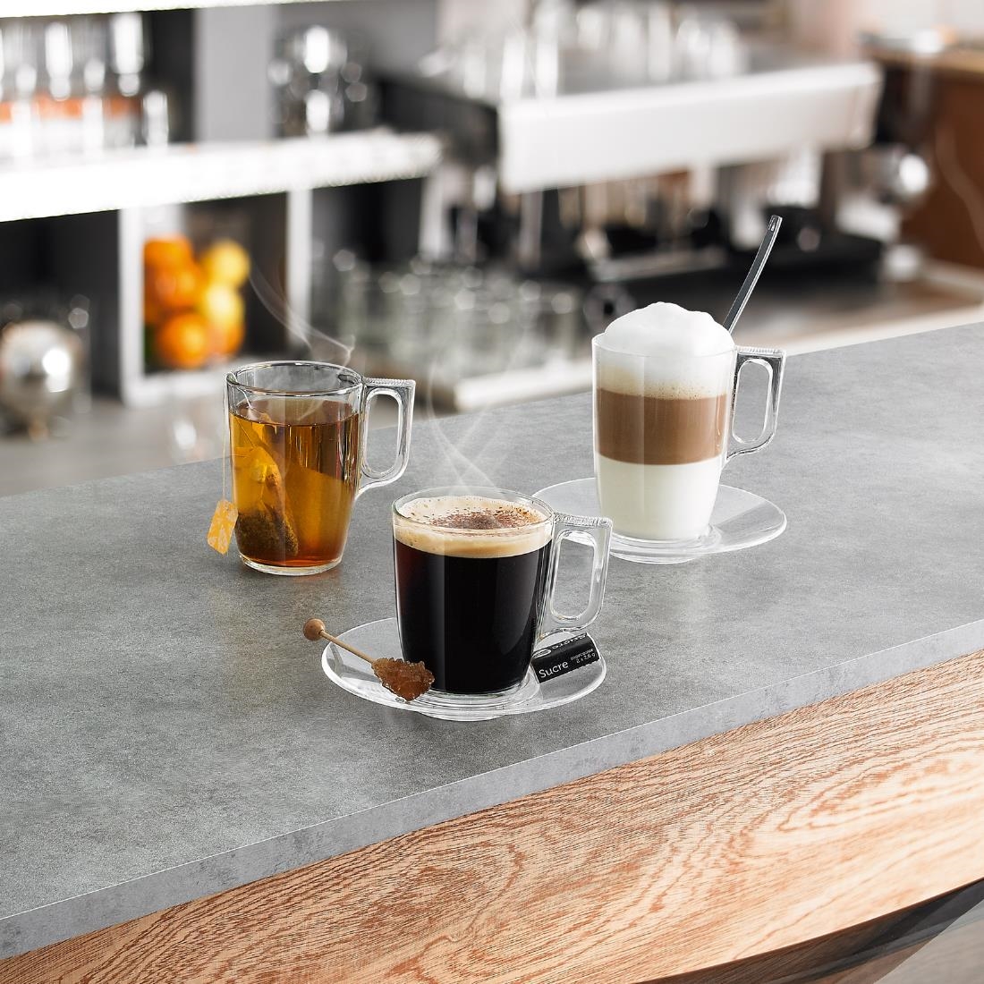 Luminarc Nuevo Voluto Mugs 320ml 6 Pack (JK596)