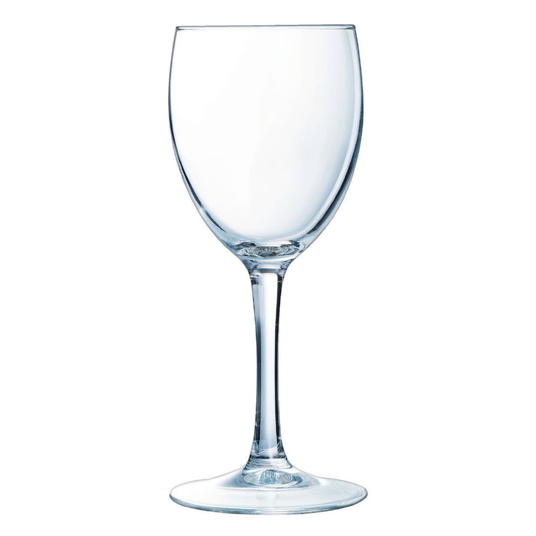 Arcoroc Princesa Wine Glasses 310ml LUKCA-NI 250 175 and 125ml 24 Pack (JK600)