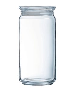 Luminarc Pure Jars with Glasses Lids 1.5Ltr 6 Pack (JK607)