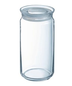 Luminarc Pure Jars with Glasses Lids 1.5Ltr 6 Pack (JK607)