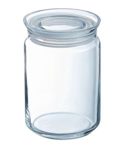 Luminarc Pure Jars with Glasses Lids 1Ltr 6 Pack (JK608)