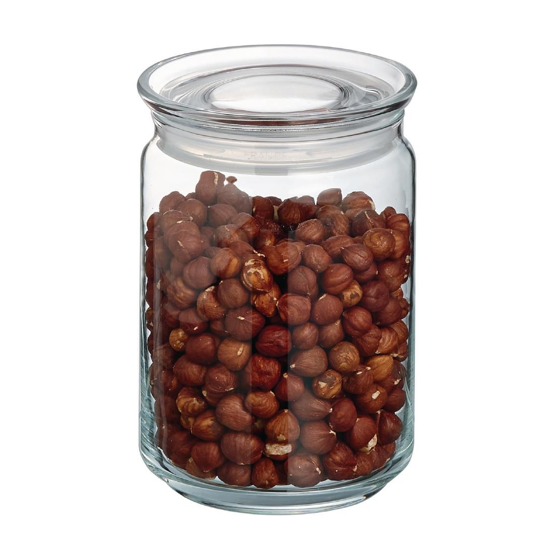 Luminarc Pure Jars with Glasses Lids 1Ltr 6 Pack (JK608)