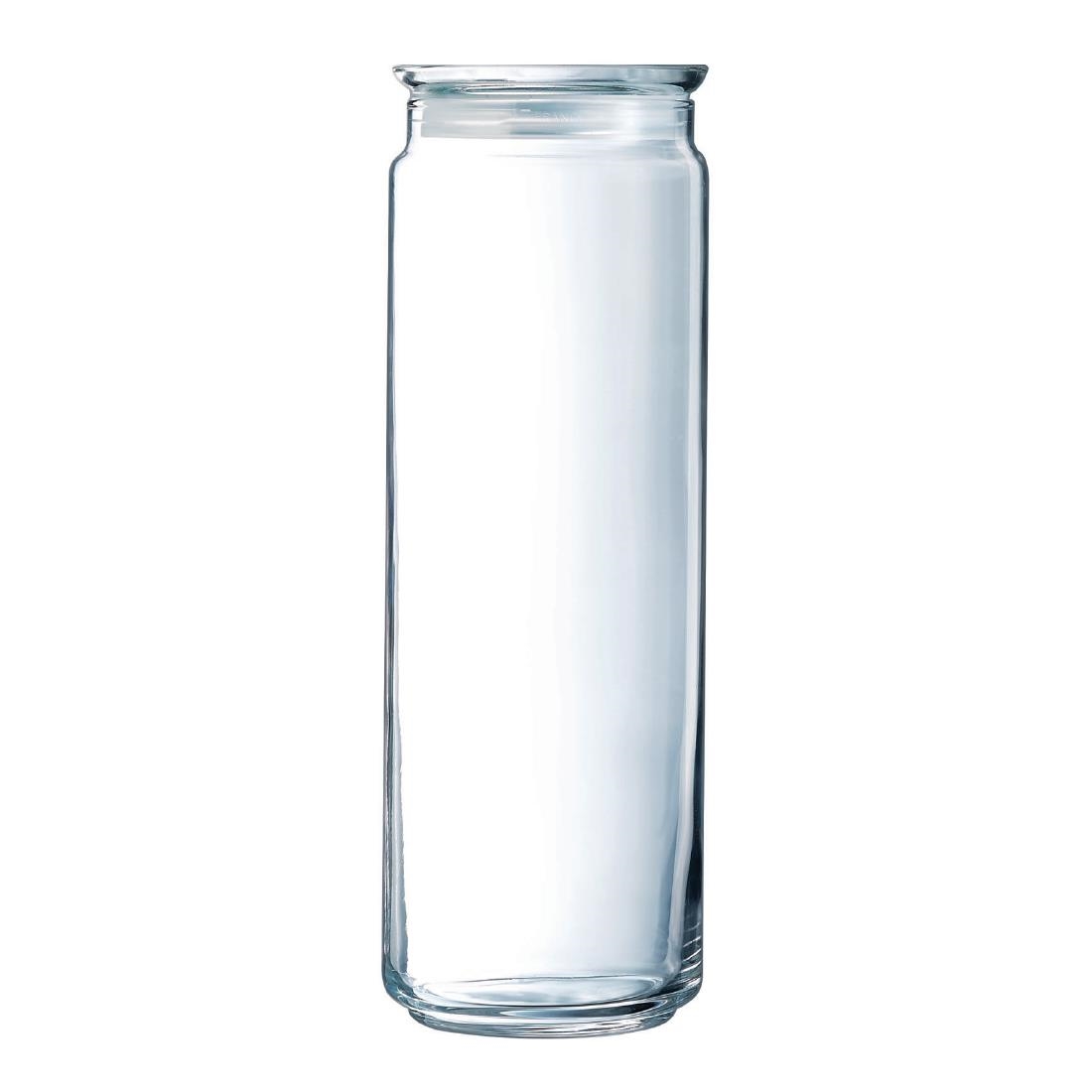 Luminarc Pure Spaghetti Jars with Glasses Lids 2Ltr 6 Pack (JK609)