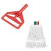 Jantex Connect Wide Kentucky Cotton Mop Head Red 400g (SA860)