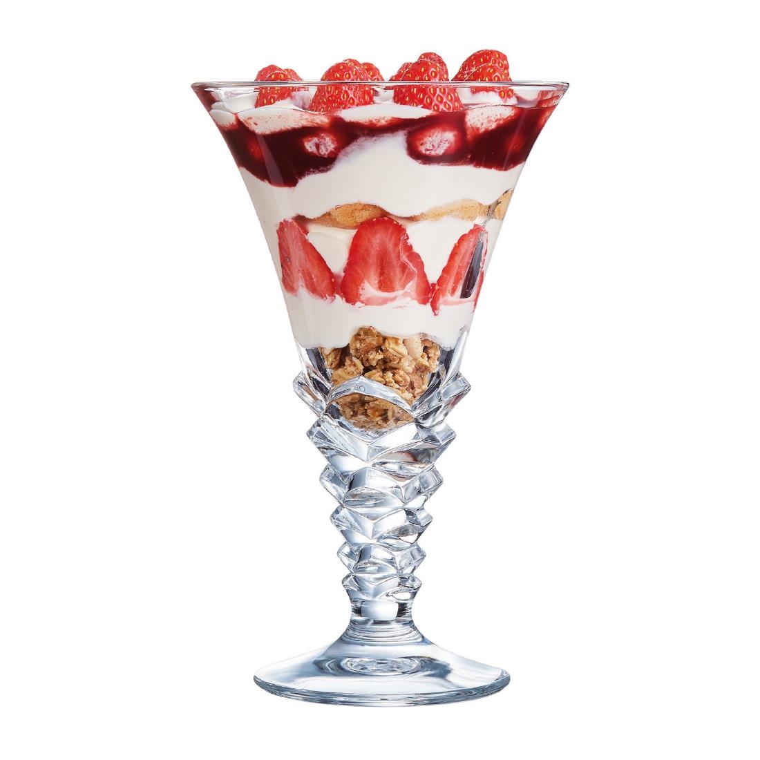 Arcoroc Palmier Sundae Dishes 370ml 24 Pack (CJ432)