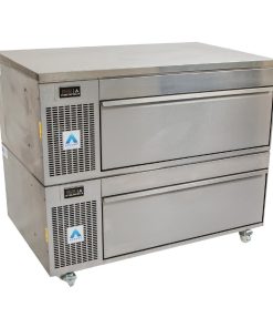 Adande Counter Fridge Freezer Double Drawer VCS2-CW-S2 (CU164)
