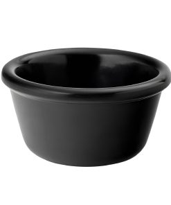 Utopia Melamine Ramekins Black 40ml 48 Pack (FG052)