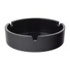 Utopia Melamine Ashtrays Black 100mm 10 Pack (FG854)