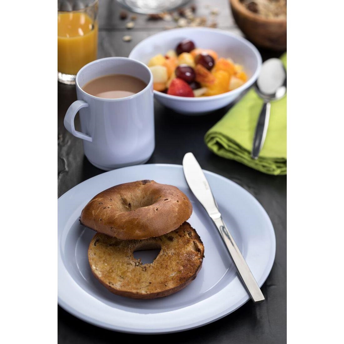 Utopia Melamine Bowls White 150mm 12 Pack (FH211)