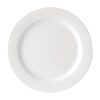 Utopia Melamine Wide Rimmed Plates White 230mm 6 Pack (FH213)