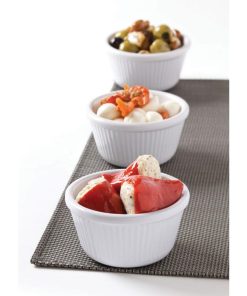 Utopia Melamine Ramekins Black 40ml 12 Pack (FH214)