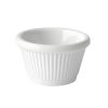 Utopia Fluted Ramekins White 30ml 12 Pack (FH216)