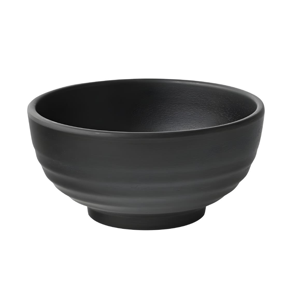 Utopia Spirit Footed Bowls Black 125mm 6 Pack (FH224)