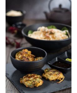 Utopia Spirit Footed Bowls Black 125mm 6 Pack (FH224)