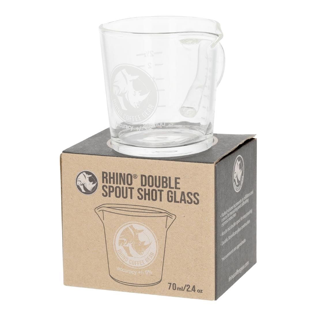 Rhino Dual Spout Shot Pitcher Dual Spout 70ml (FT824)