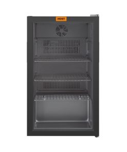 HOST Slimline Undercounter Display Fridge Black 90Ltr (HT248)