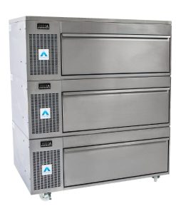 Adande 3 Drawer Variable Temp Fridge Freezer with Standard Castors and Solid Work Top VCS R2 V1 (HW861)