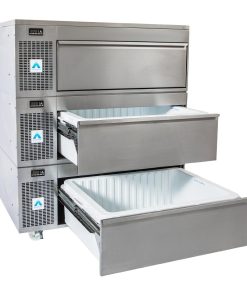 Adande 3 Drawer Variable Temp Fridge Freezer with Standard Castors and Solid Work Top VCS R2 V1 (HW861)