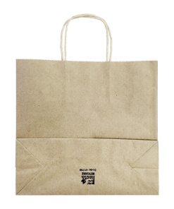 Fiesta Recyclable Twist Handle Brown Paper Bags Small 250 Pack (HY760)