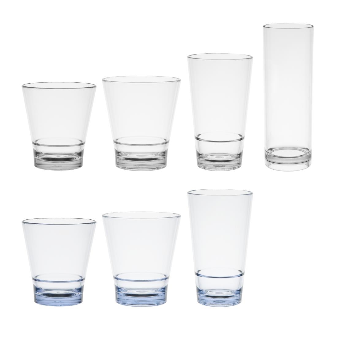Olympia Kristallon Polycarbonate Stacking Hi Ball Tumblers 420ml 6 Pack (HZ084)