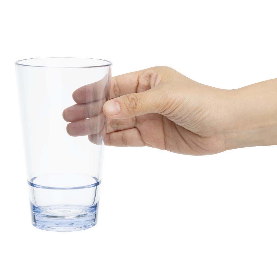 Olympia Kristallon Polycarbonate Stacking Hi Ball Tumblers 420ml 6 Pack (HZ085)