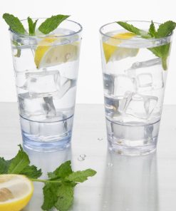 Olympia Kristallon Polycarbonate Stacking Hi Ball Tumblers 420ml 6 Pack (HZ085)