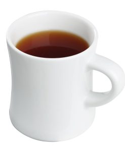 Olympia Whiteware Hollow Mugs 300ml 6 Pack (JA349)