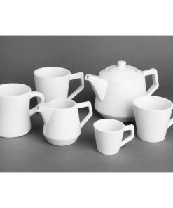Olympia Whiteware Hollow Mugs 300ml 6 Pack (JA349)