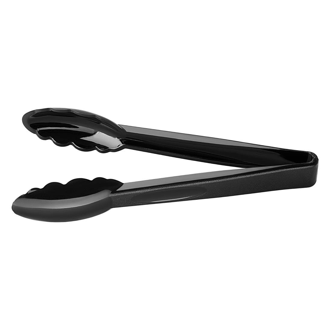 Nisbets Essentials 9 Polycarbonate Tongs Black 6 Pack (JA903)