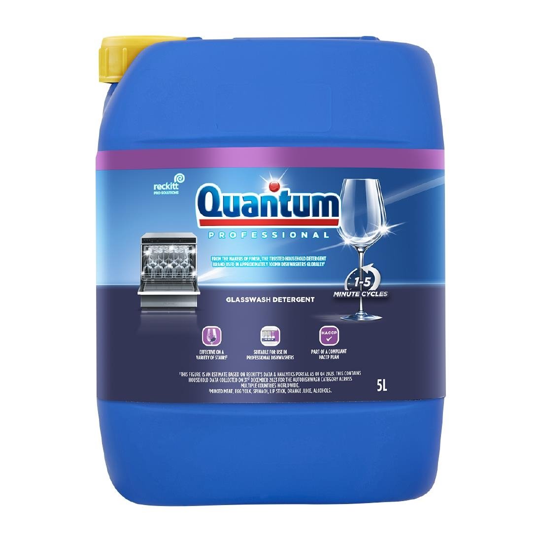 Quantum Professional Glasswash Detergent 5Ltr (JB793)
