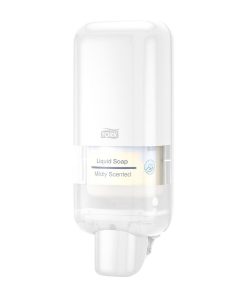 Tork S4 Soap and Sanitiser Dispenser White (JE043)