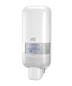 Tork S4 Soap and Sanitiser Dispenser White (JE043)
