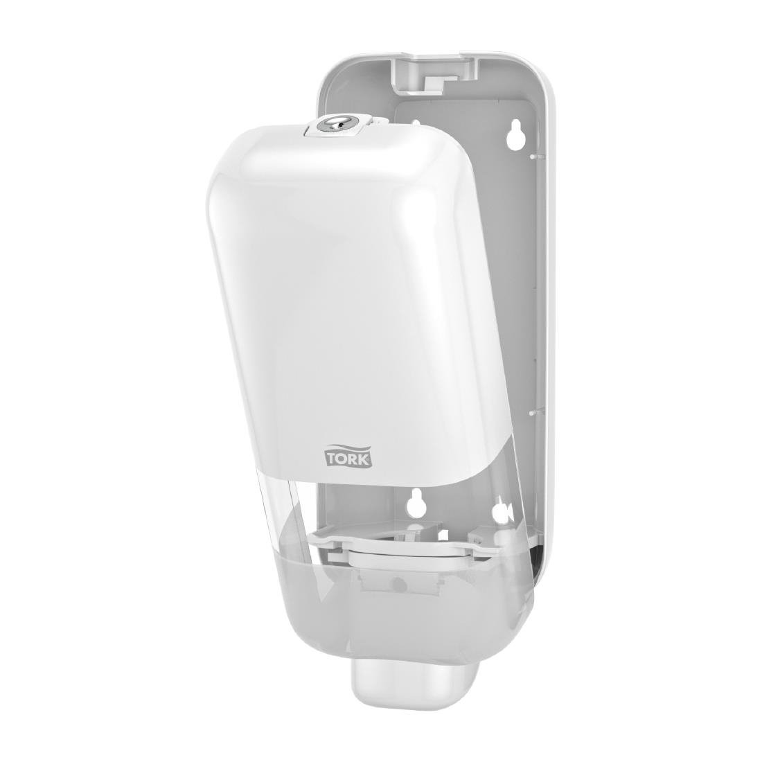 Tork S4 Soap and Sanitiser Dispenser White (JE043)